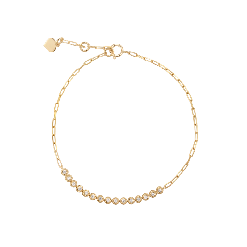 Kassidy 14K Solid Gold Diamond Bracelet - YE-UX
