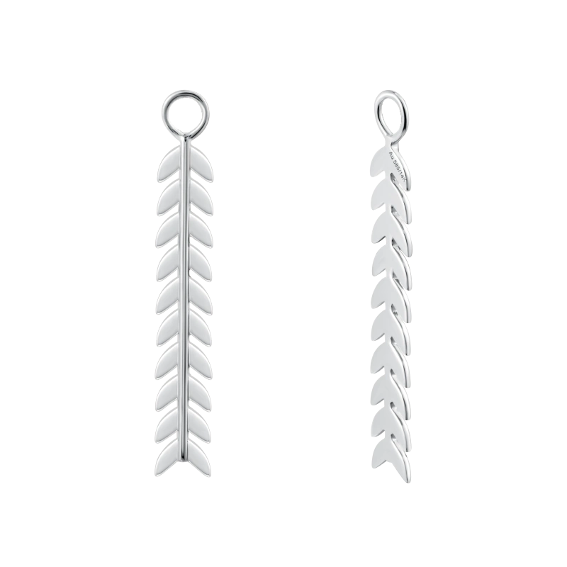 Kahlani 14KW Solid Gold Bone Earring Charms - YE-UX