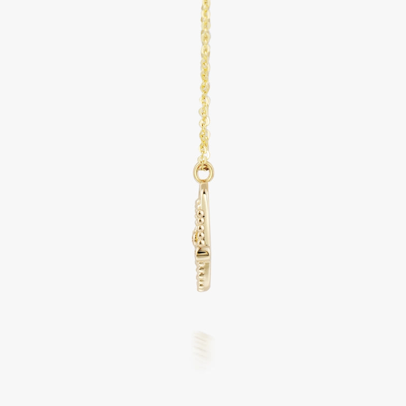 Noa 14K Solid Gold Universe Diamond Necklace - YE-UX