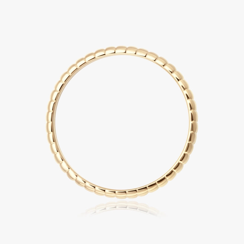 Roselyn 14K Solid Gold Band Ring - YE-UX