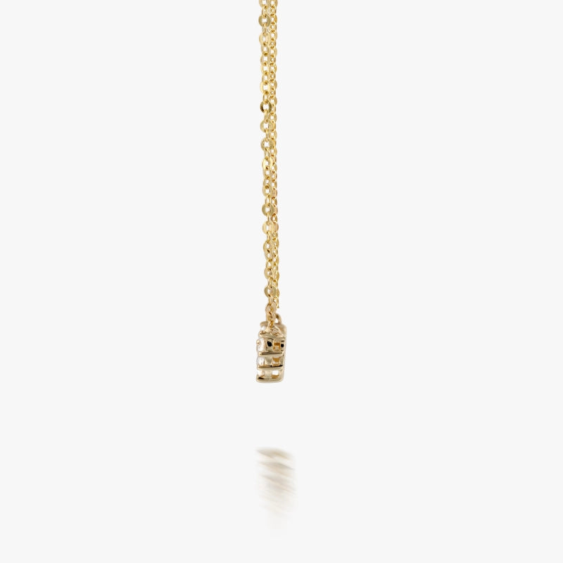 Talia 14K Solid Gold Diamond Necklace - YE-UX